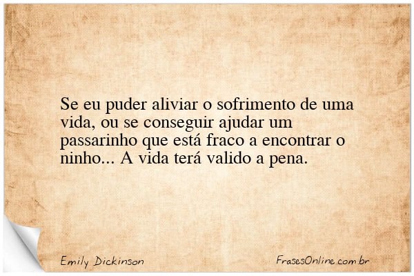 Frase de Emily Dickinson