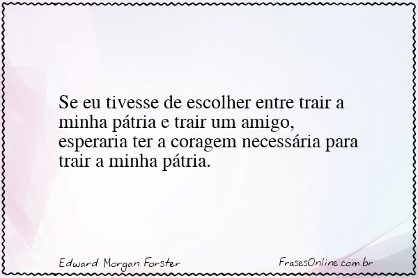 Frase de Edward Morgan Forster