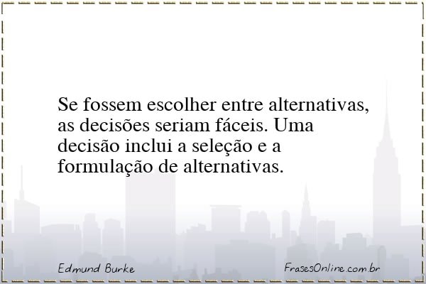 Frase de Edmund Burke