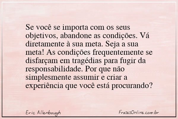 Frase de Eric Allenbaugh