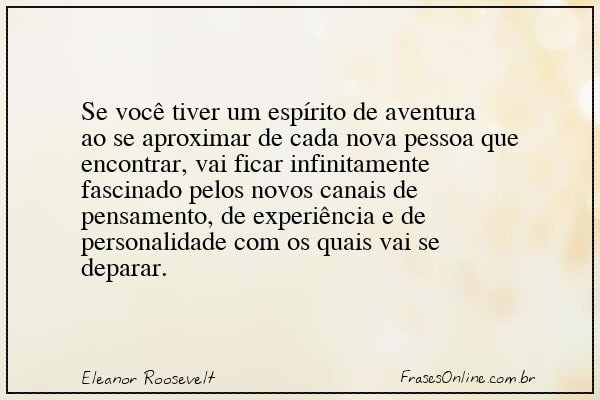 Frase de Eleanor Roosevelt