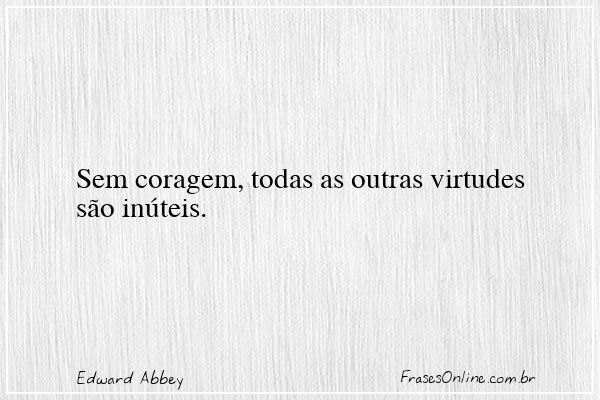 Frase de Edward Abbey