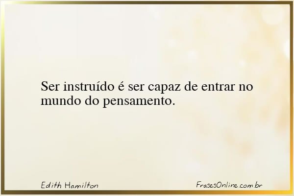Frase de Edith Hamilton