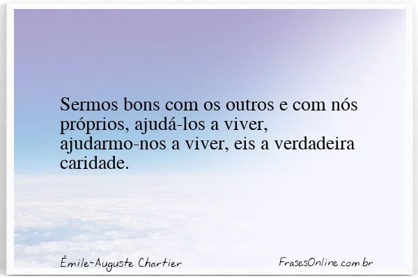 Frase de Émile-Auguste Chartier