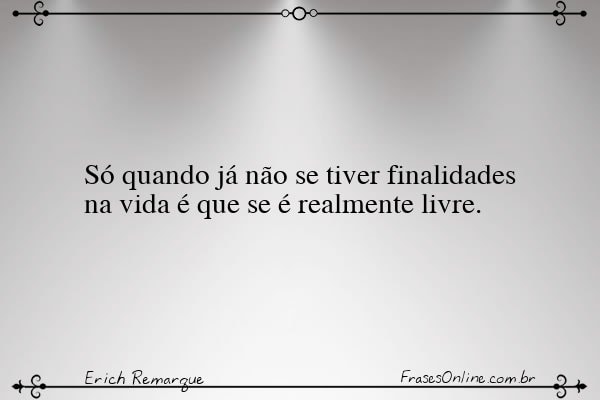 Frase de Erich Remarque
