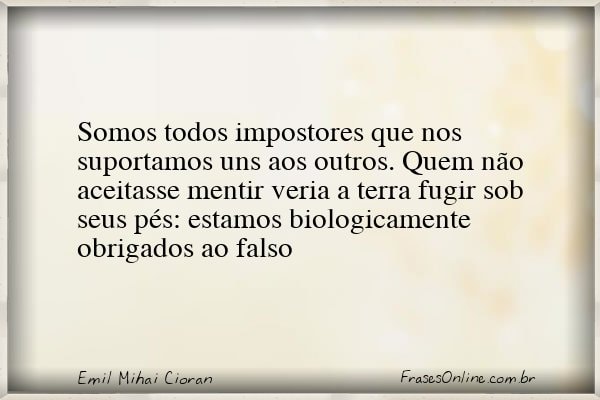Frase de Emil Mihai Cioran