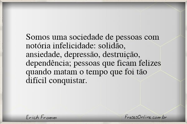 Frase de Erich Fromm