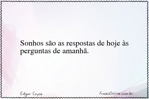 Frase de Edgar Cayce