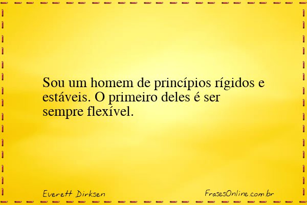 Frase de Everett Dirksen