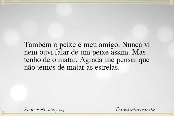 Frase de Ernest Hemingway