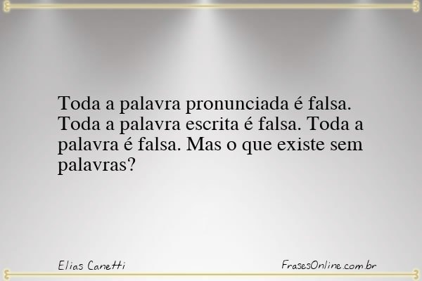 Frase de Elias Canetti