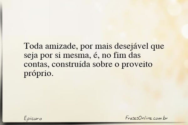 Frase de Epicuro