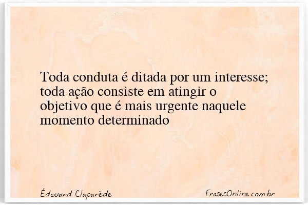 Frase de Édouard Claparède