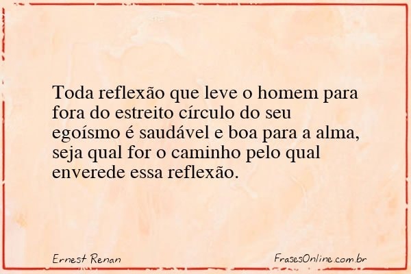 Frase de Ernest Renan