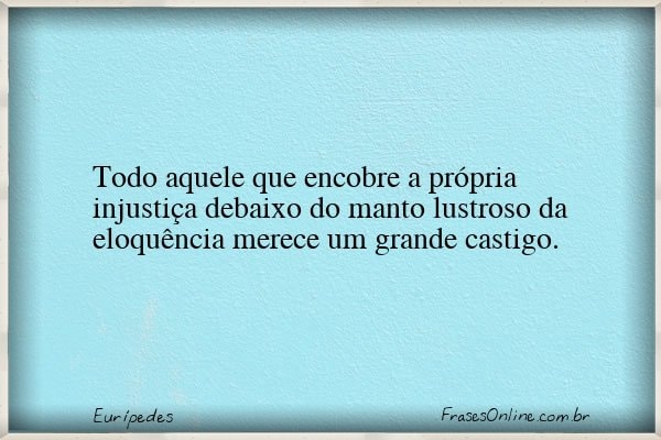 Frase de Eurípedes