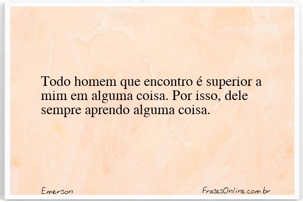 Frase de Emerson