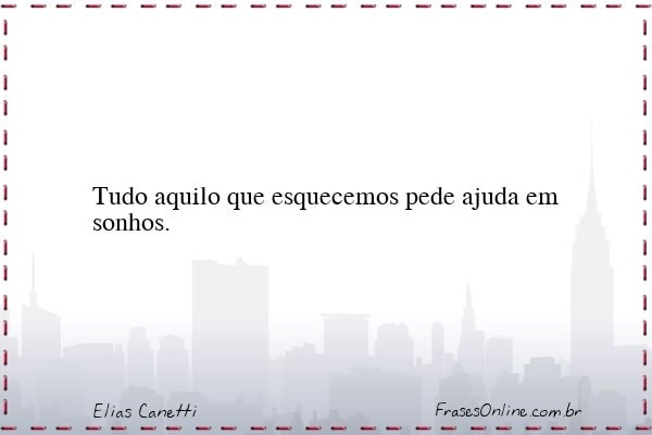 Frase de Elias Canetti