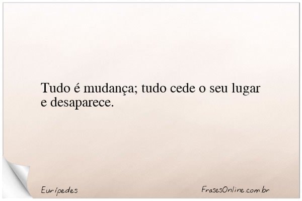 Frase de Eurípedes