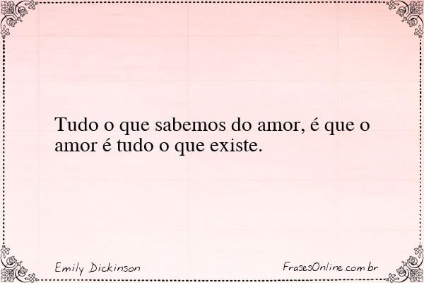 Frase de Emily Dickinson