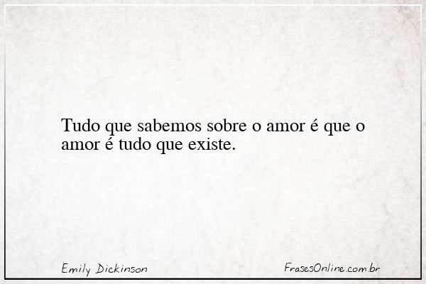 Frase de Emily Dickinson