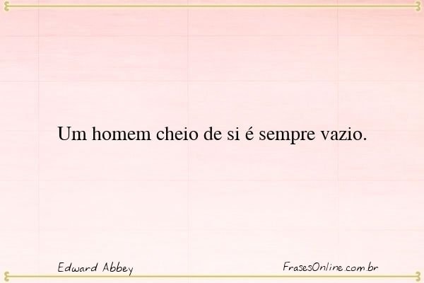 Frase de Edward Abbey