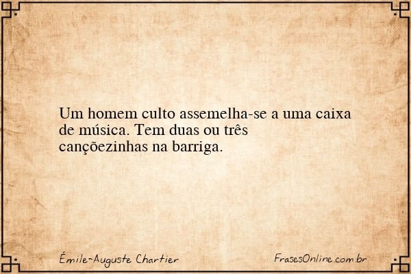 Frase de Émile-Auguste Chartier
