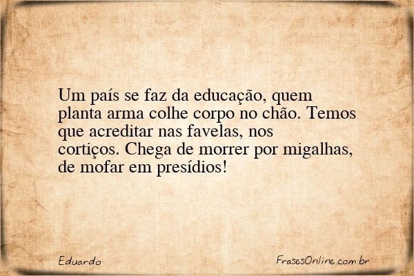 Frase de Eduardo