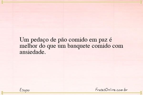 Frase de Esopo