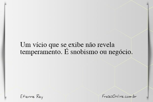 Frase de Etienne Rey
