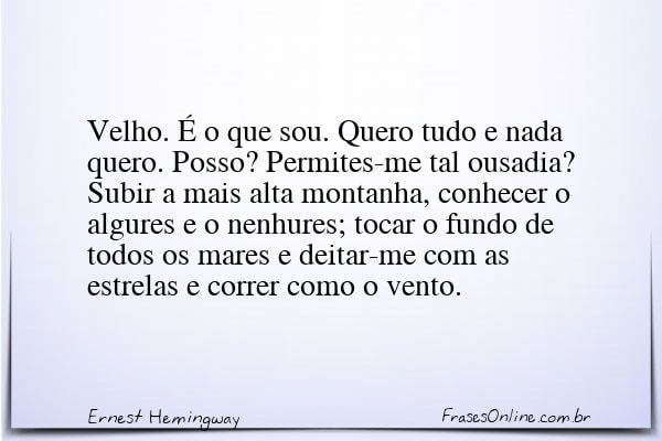 Frase de Ernest Hemingway