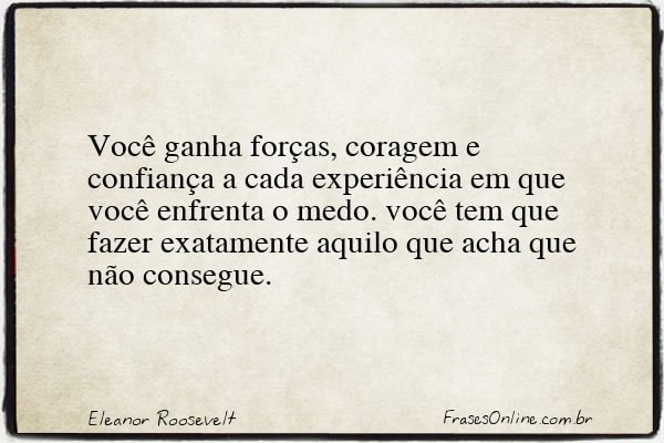 Frase de Eleanor Roosevelt