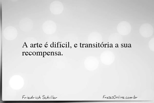 Frase de Friedrich Schiller
