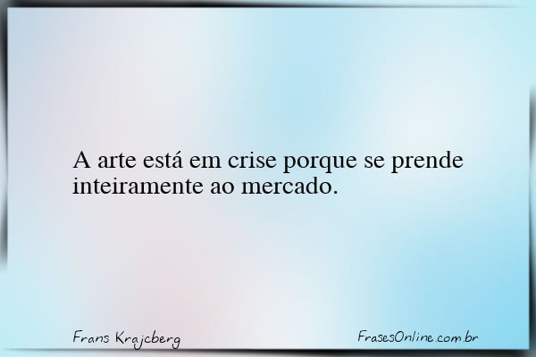 Frase de Frans Krajcberg