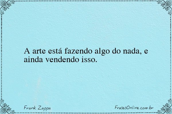 Frase de Frank Zappa