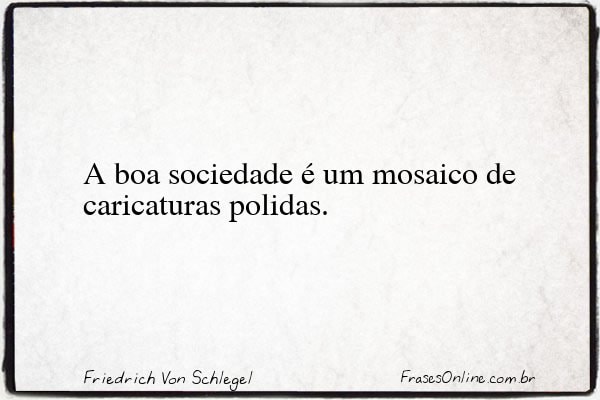 Frase de Friedrich Von Schlegel