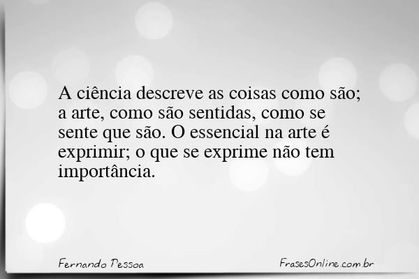 Frase de Fernando Pessoa