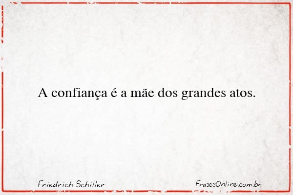 Frase de Friedrich Schiller