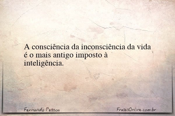 Frase de Fernando Pessoa