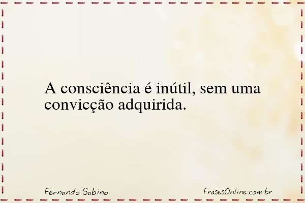 Frase de Fernando Sabino