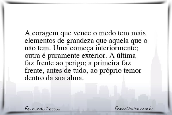 Frase de Fernando Pessoa