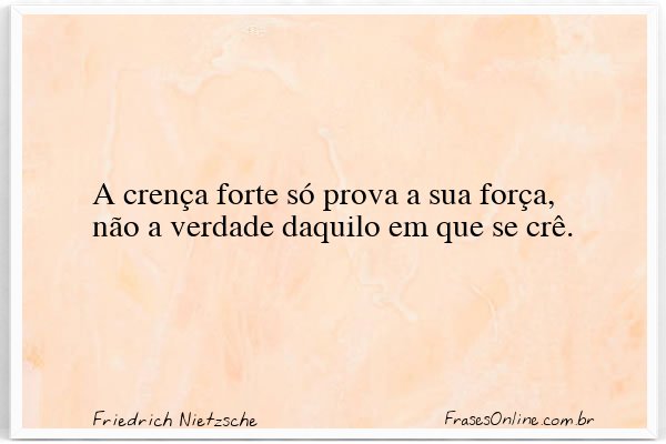 Frase de Friedrich Nietzsche
