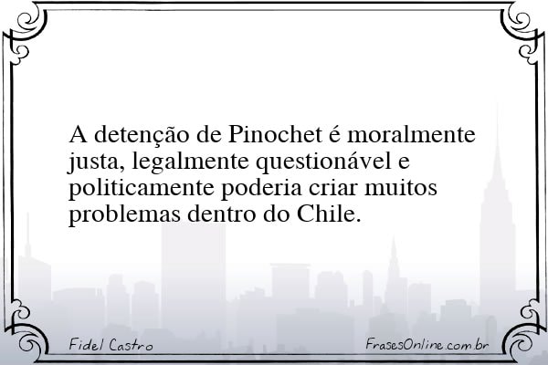 Frase de Fidel Castro