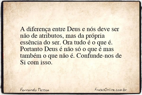 Frase de Fernando Pessoa