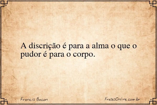 Frase de Francis Bacon