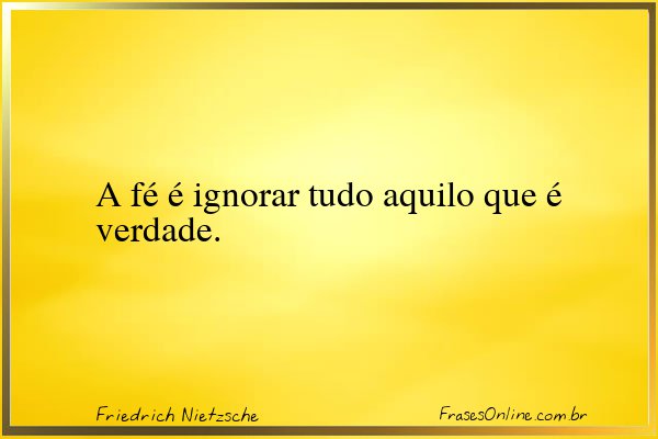 Frase de Friedrich Nietzsche