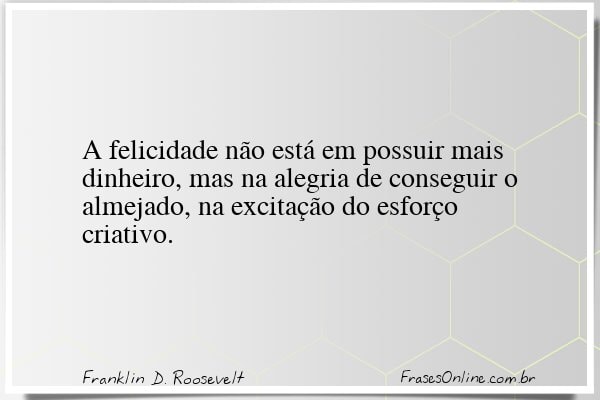 Frase de Franklin D. Roosevelt