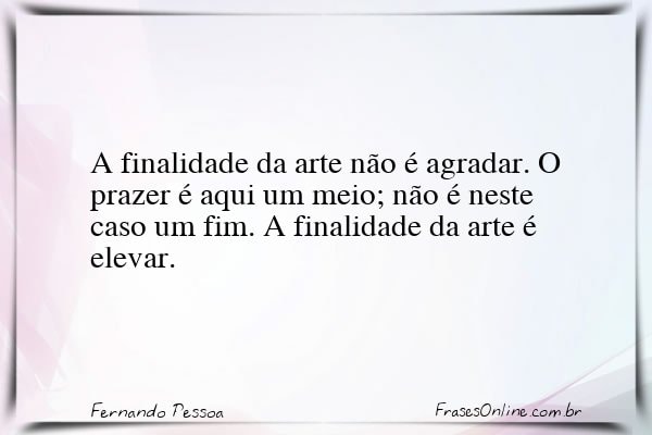 Frase de Fernando Pessoa