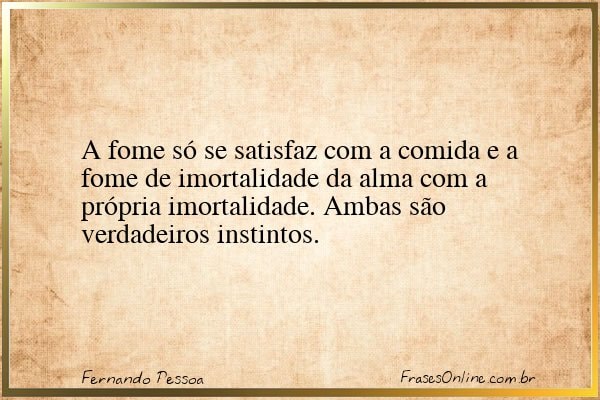 Frase de Fernando Pessoa