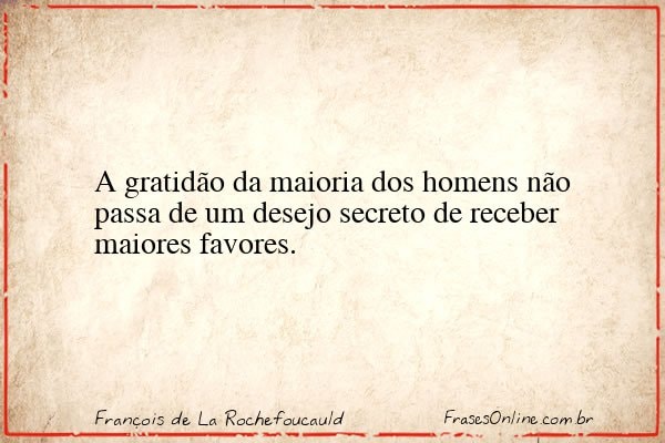 Frase de François de La Rochefoucauld