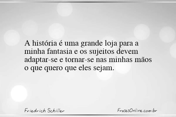 Frase de Friedrich Schiller